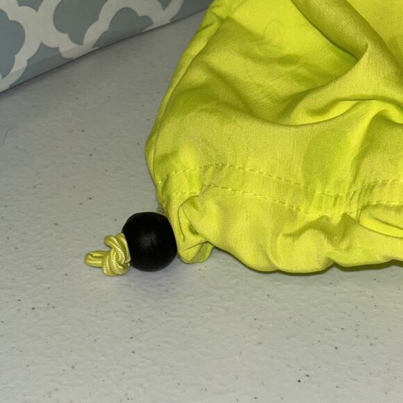 Mens Unisex Disney Neon Yellow Mickey Pullover Jacket Windbreaker 2XL EUC - Picture 4 of 5